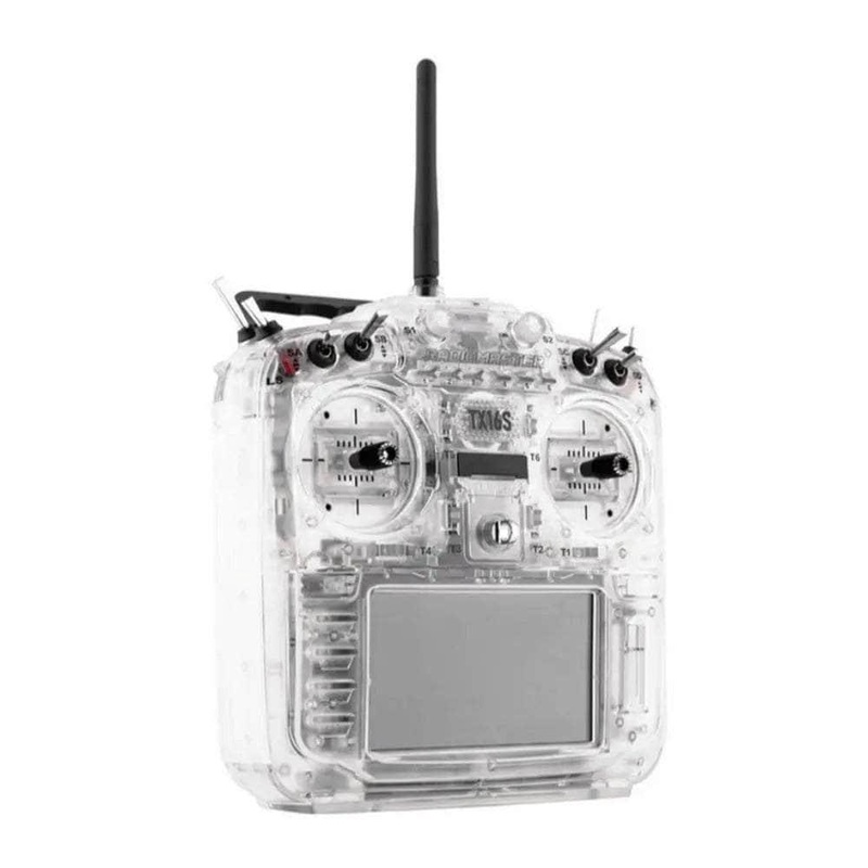 RadioMaster TX16S MKII EdgeTX RC Transmitter w/ V4.0 Hall Gimbals – MCK RGB Transparent Edition – ELRS 2.4GHz