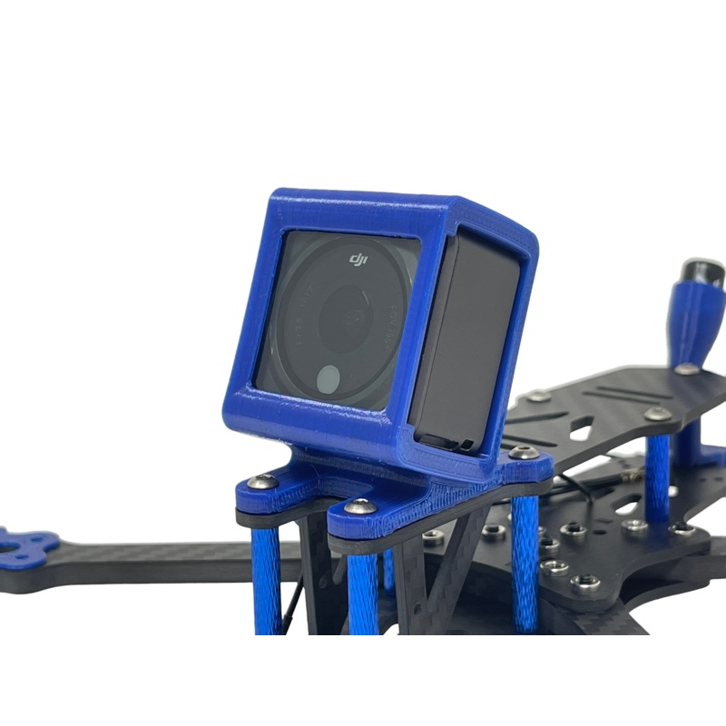 Brain3D DJI Action 2 Mount for OG Vannystyle Frame w/ DJI O3 Upgrade – Choose Color / Angle