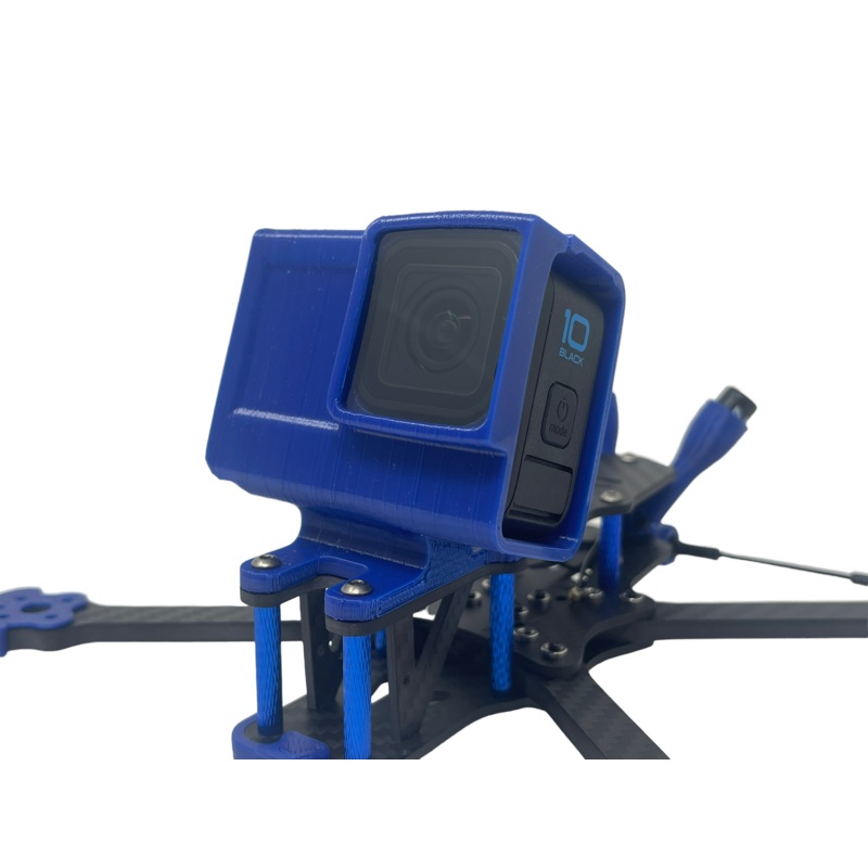 Brain3D GoPro Hero 9/10/11 Mount for OG Vannystyle Frame w/ DJI O3 Upgrade – Choose Color / Angle