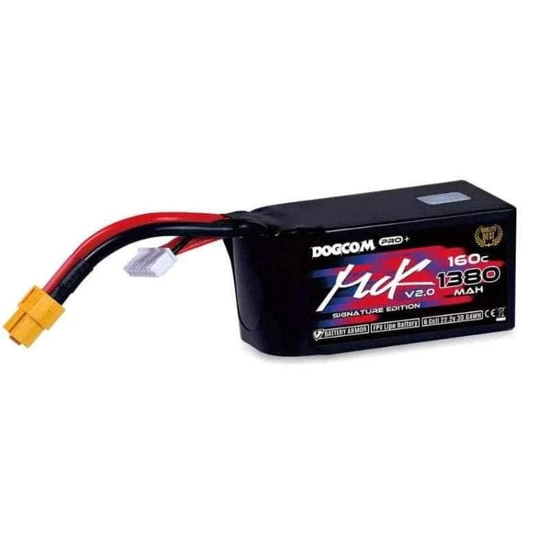DogCom MCK EDITION V2.0 22.2V 6S 1380mAh 160C LiPo Battery – XT60