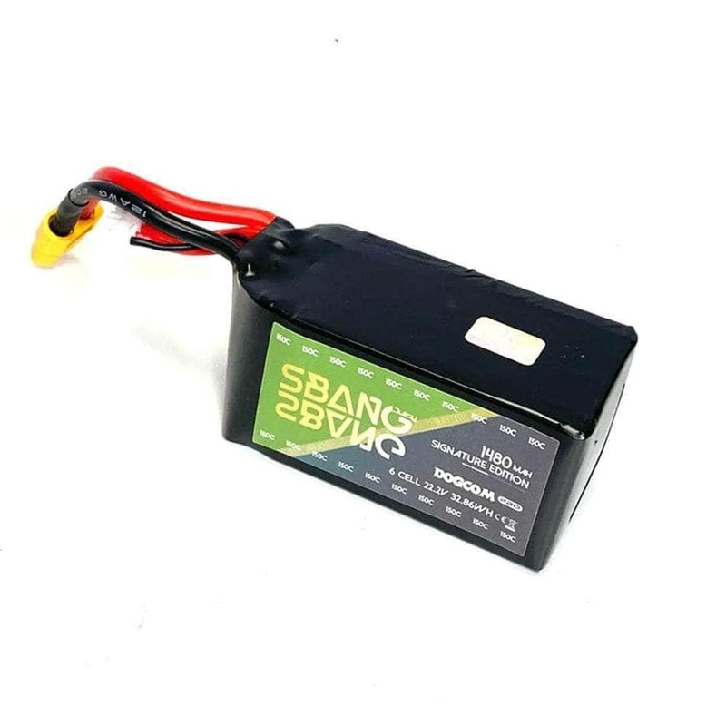 DogCom SBang 22.2V 6S 1480mAh 150C LiPo Battery – XT60