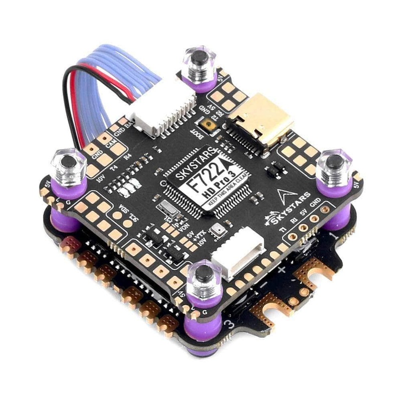 SkyStarsRC Fly Stack F7 HD Pro 3 3-6S 30×30 Stack/Combo (F722 FC / KO45 32Bit 45A 4in1 ESC)