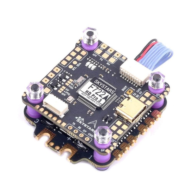 SkyStarsRC Fly Stack F7 HD Pro3 3-6S 30×30 Stack/Combo (F722 FC / KM60 32Bit 60A 4in1 ESC)