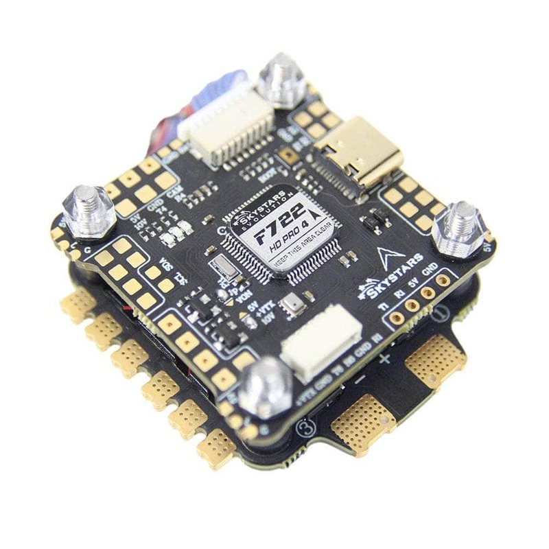 SkyStarsRC Fly Stack F7 HD Pro4 3-6S 30×30 Stack/Combo (F722 FC / KM65 F4 128K 32Bit 65A 4in1 ESC) – MPU6000
