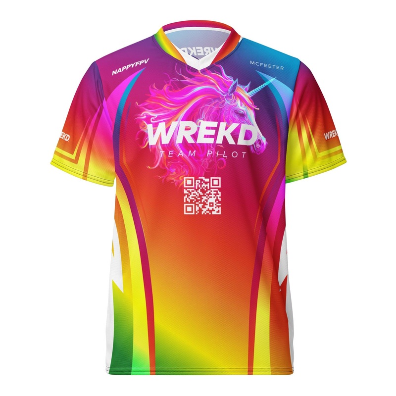 2024 Team Pilot Jersey – WREKD / Nappy Rainbow Example