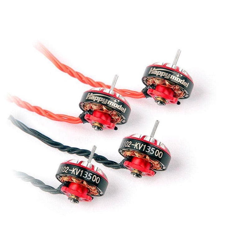 HappyModel EX1102 13500Kv (1.5mm Shaft) Whoop/Micro Motor 4 Pack