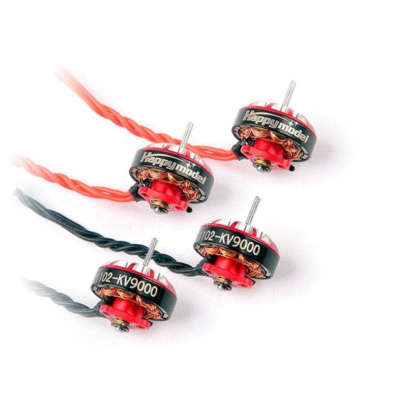 HappyModel EX1102 9000Kv (1.5mm Shaft) Whoop/Micro Motor 4 Pack