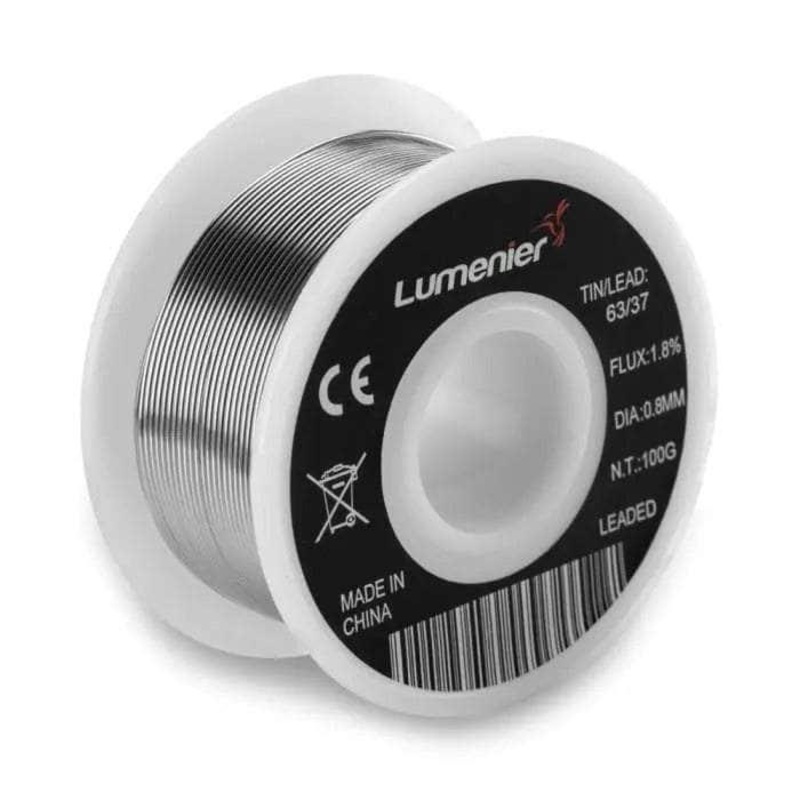 Lumenier Quad Solder – 63/37, 0.8mm 100g