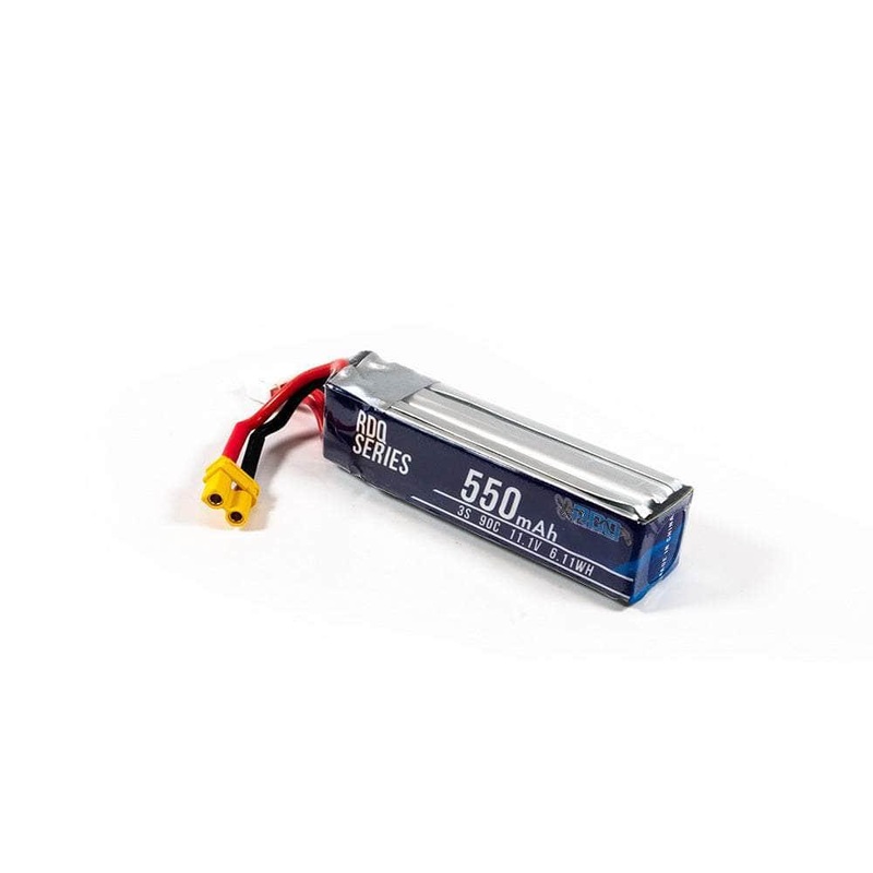 RDQ Series 11.1V 3S 550mAh 90C LiPo Whoop/Micro Battery – XT30