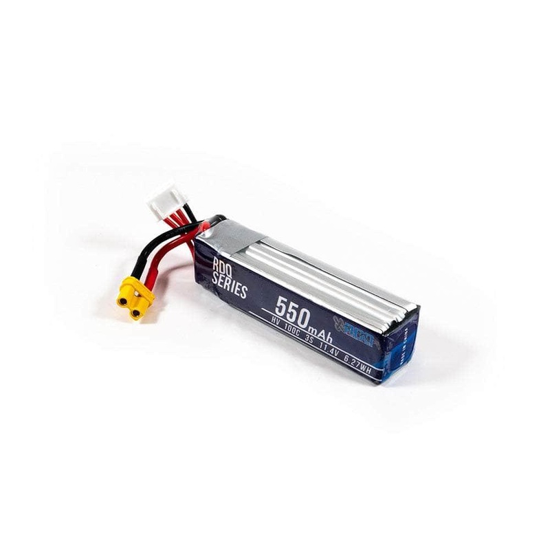 RDQ Series 11.4V 3S 550mAh 100C LiHV Whoop/Micro Battery – XT30
