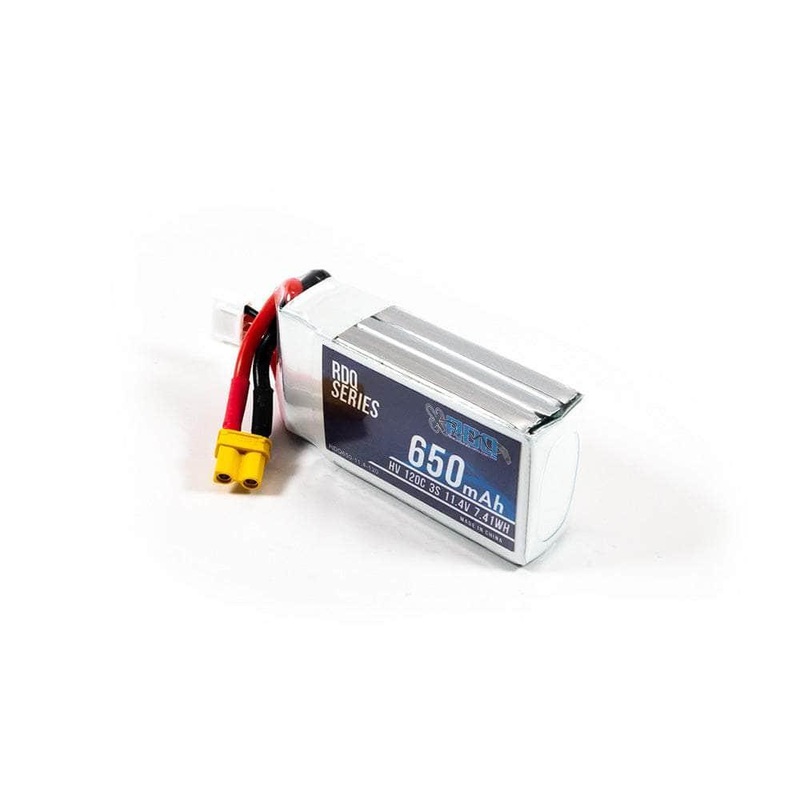 RDQ Series 11.4V 3S 650mAh 120C LiPo Whoop/Micro Battery – XT30