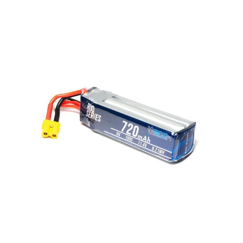 RDQ Series 11.4V 3S 720mAh 100C LiHV Whoop/Micro Battery – XT30