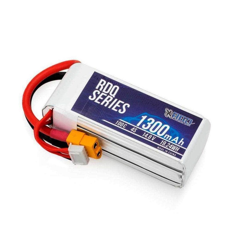 RDQ Series 14.8V 4S 1300mAh 100C LiPo Battery – XT60