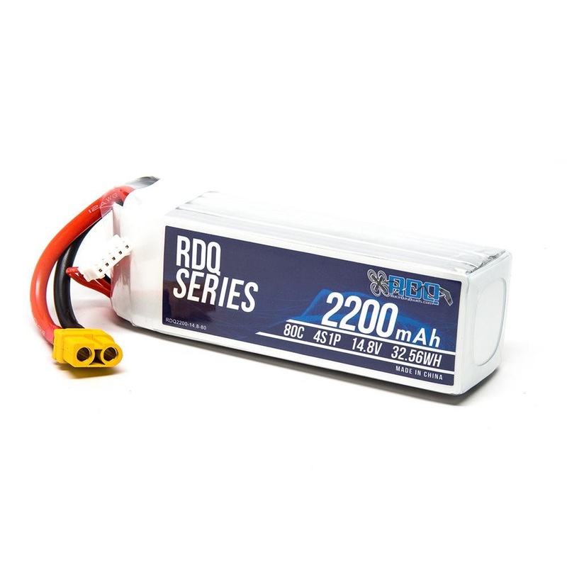 RDQ Series 14.8V 4S 2200mAh 80C LiPo Battery – XT60