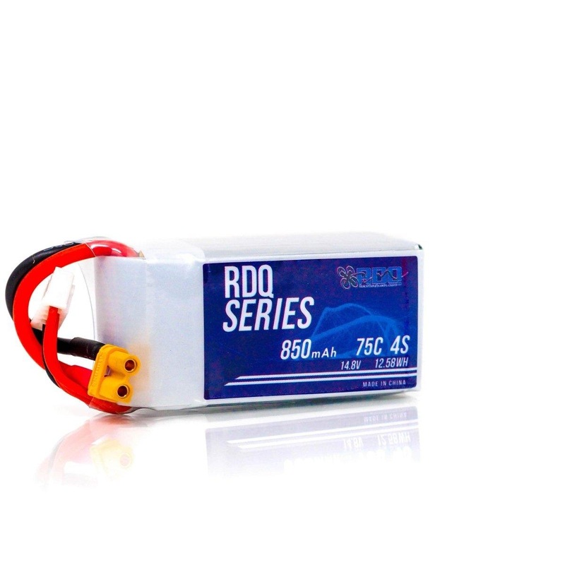 RDQ Series 14.8V 4S 850mAh 75C LiPo Micro Battery – XT30 or XT60