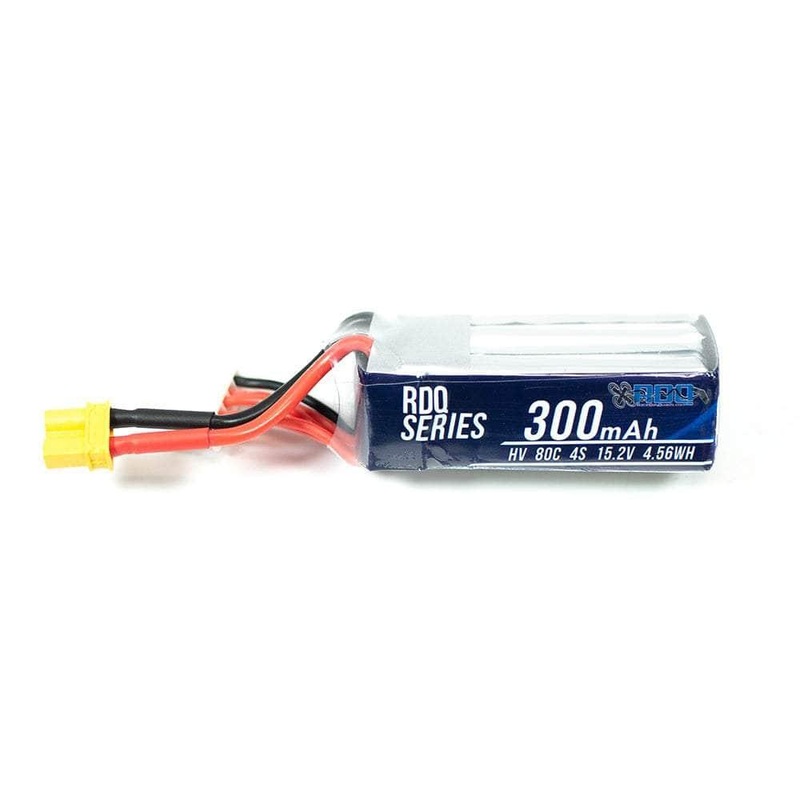 RDQ Series 15.2V 4S 300mAh 80C LiHV Battery (Long Type) – XT30