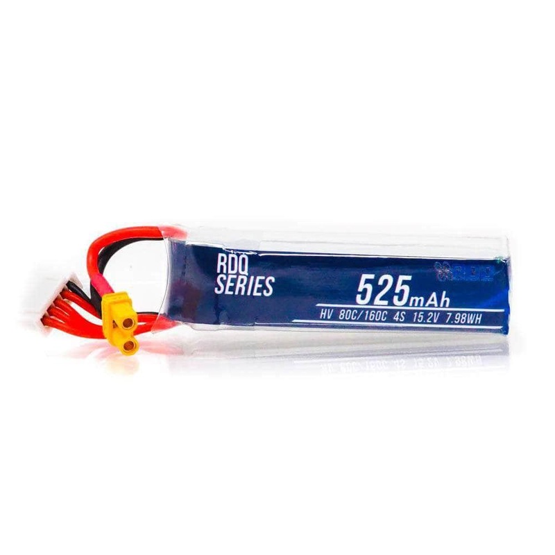 RDQ Series 15.2V 4S 525mAh 80C LiHV Micro Battery – XT30