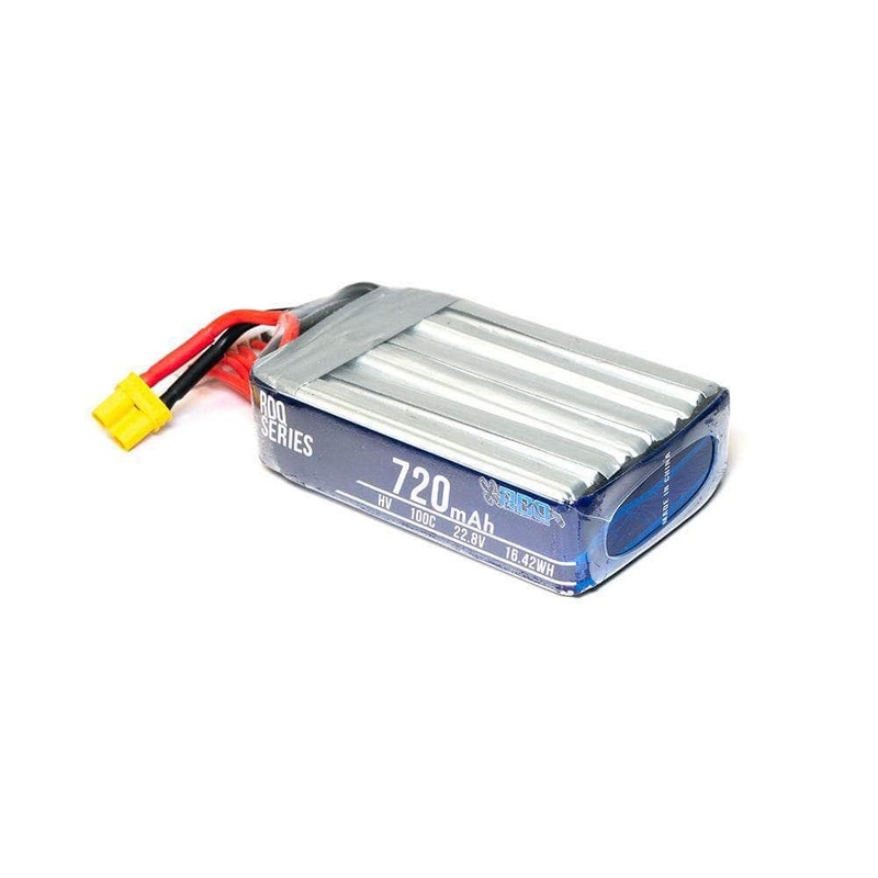 RDQ Series 22.8V 6S 720mAh 100C LiHV Whoop/Micro Battery – XT30