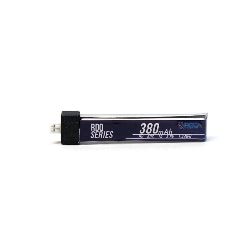 RDQ Series 3.8V 1S 380mAh 1S 60C LiHV Whoop/Micro Battery – PH2.0 Plastic Head