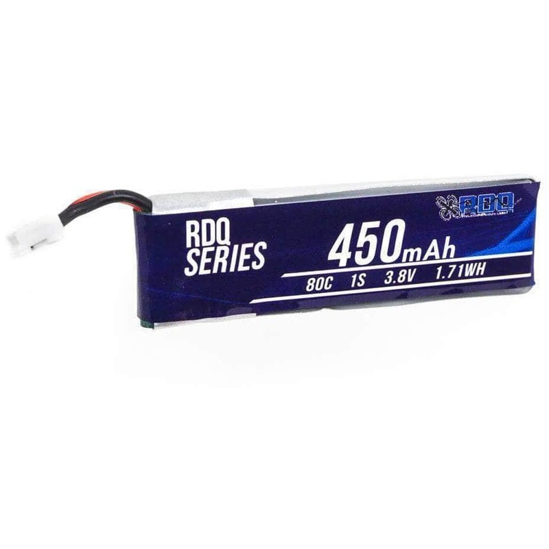 RDQ Series 3.8V 1S 450mAh 80C LiHV Whoop/Micro Battery for Tinyhawk – PH2.0