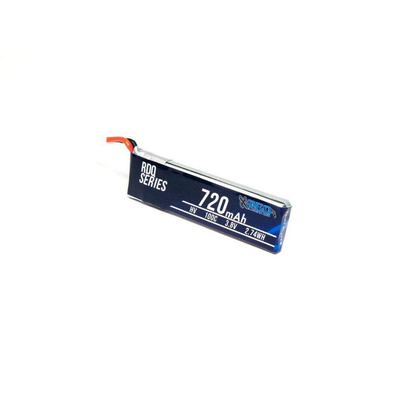 RDQ Series 3.8V 1S 720mAh 100C LiHV Whoop/Micro Battery – PH2.0