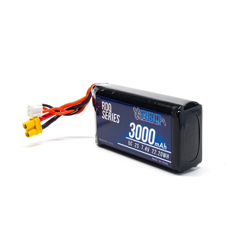 RDQ Series 7.4V 2S 3000mAh 5C Jumper T16/T18 & RadioMaster TX16S Compatible LiPo Battery – XT30