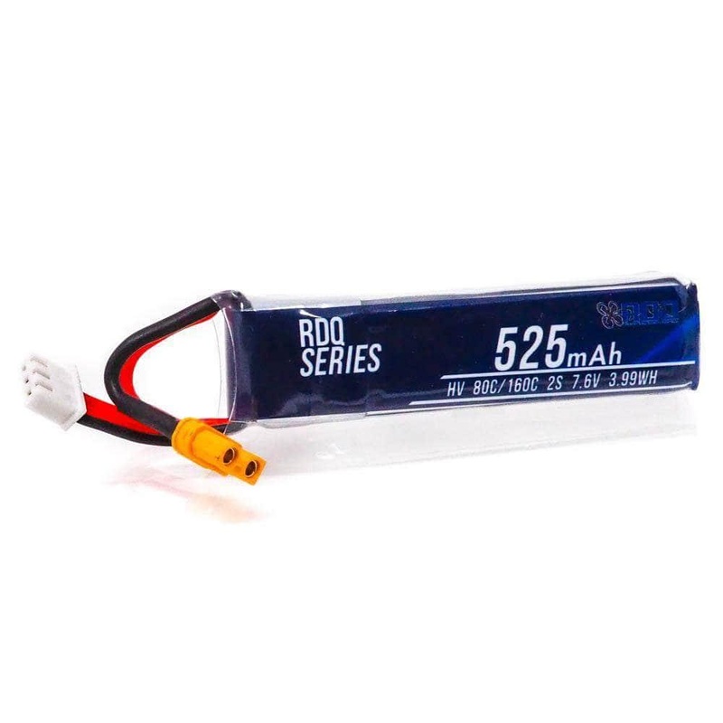 RDQ Series 7.6V 2S 525mAh 80C LiHV Micro Battery – XT30