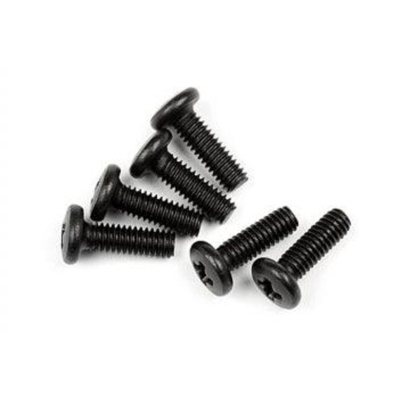 12mm M3 Nylon Bolt – Phillips Head (10 pieces)
