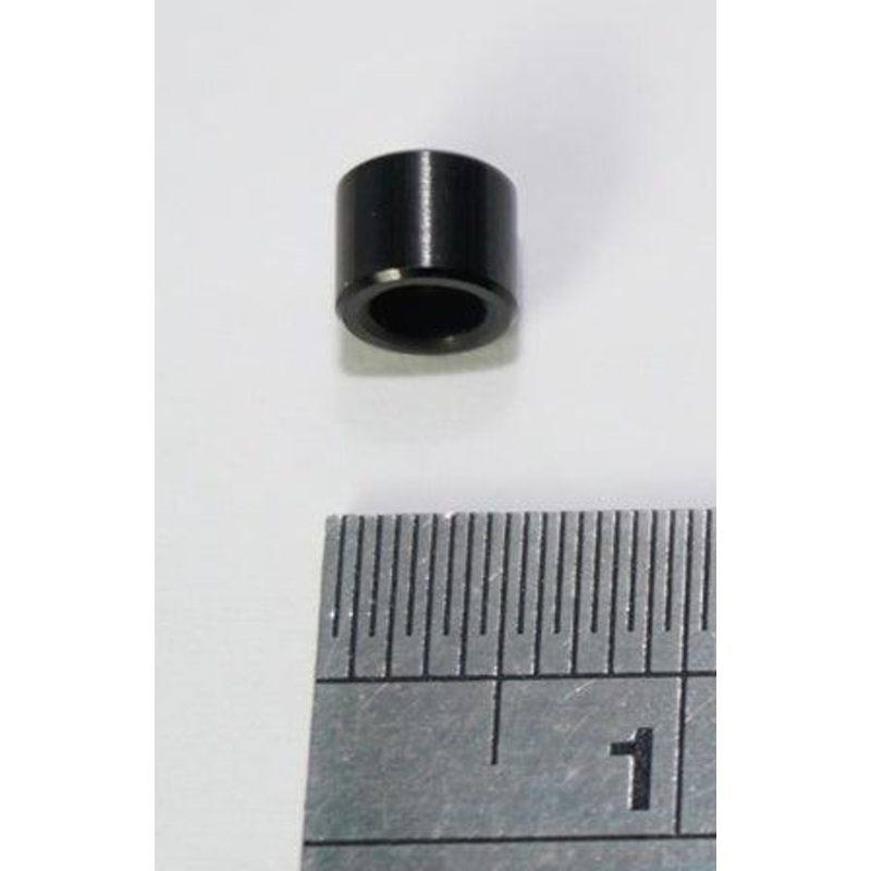 6mm M3 F/F Aluminum Standoff / Spacer Black Anodized 5.5mm O.D. (not threaded) – 10 Pack