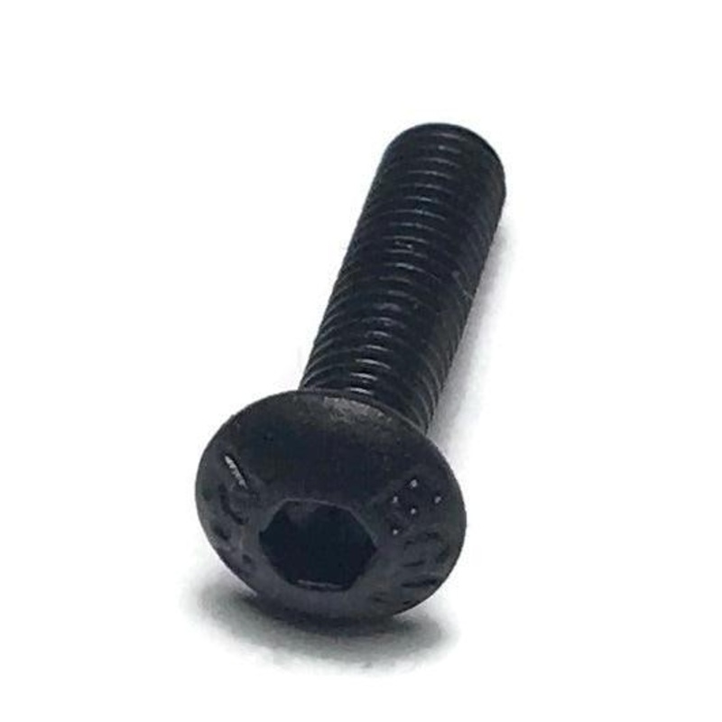 M3 x 12mm, Steel, Button Head Screw (10 pieces) – Black, 12mm