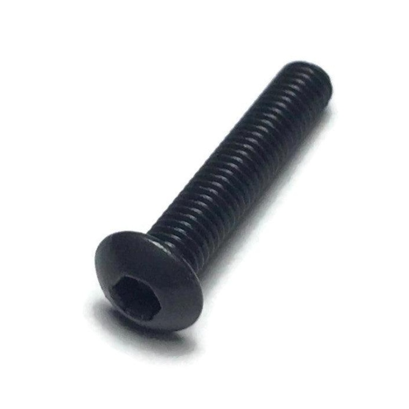 M3 x 16mm Steel, Button Head Screw (10 pieces) – Black, 16mm
