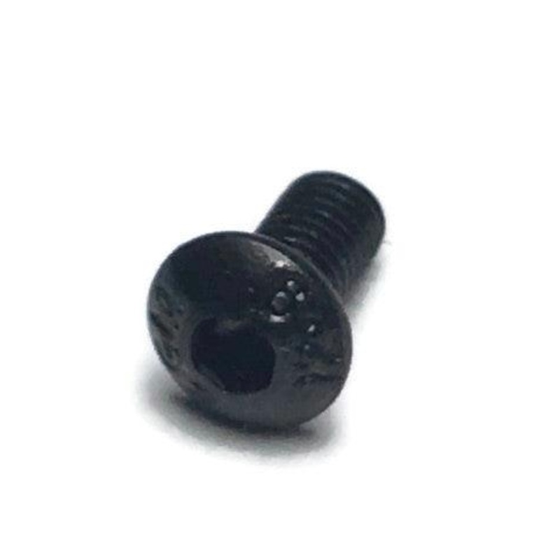 M3 x 6mm, Steel, Button Head Screw (10 pieces) – Black, 6mm