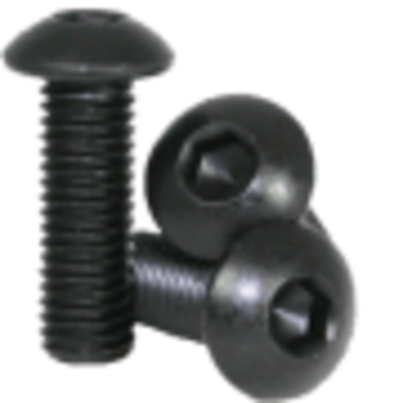 M3 x 8mm, Steel, Button Head Screw (10 pieces) – Black, 8mm