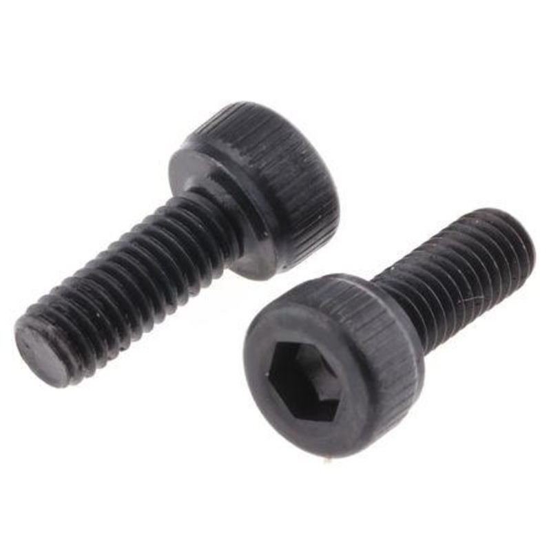 M3 x 8mm, Steel, Socket Head Screw (10 pieces) – Black, 8mm