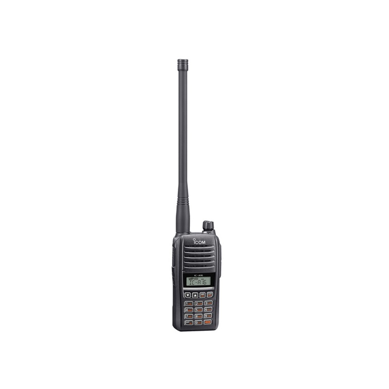 RADIO VHF AIR BAND RADIO TRANSCEIVER – ICOM IC-A16 (no Bluetooth)