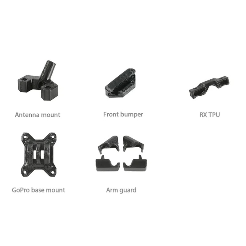 FlyfishRC FIFTY5 Freestyle FPV Frame Replacement TPU Set