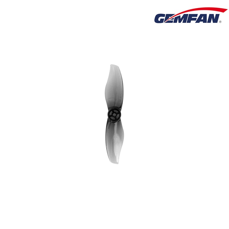 Gemfan Hurricane 2015-2 PC 1mm shaft Durable 2-Blade Prop 4CW+4CCW – Clear Black