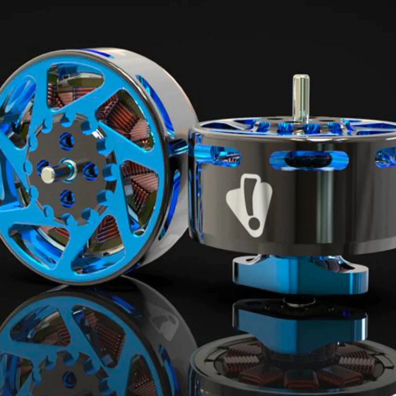 Ummagawd Aerolite 1605 3mm shaft 3600KV Motor – Gunmetal/Blue