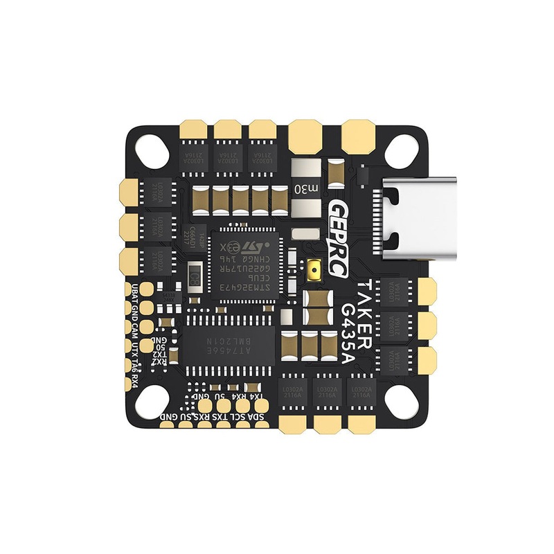 GEPRC TAKER G4 35A AIO Flight Controller and 2-4S 35A ESC – 25x25mm