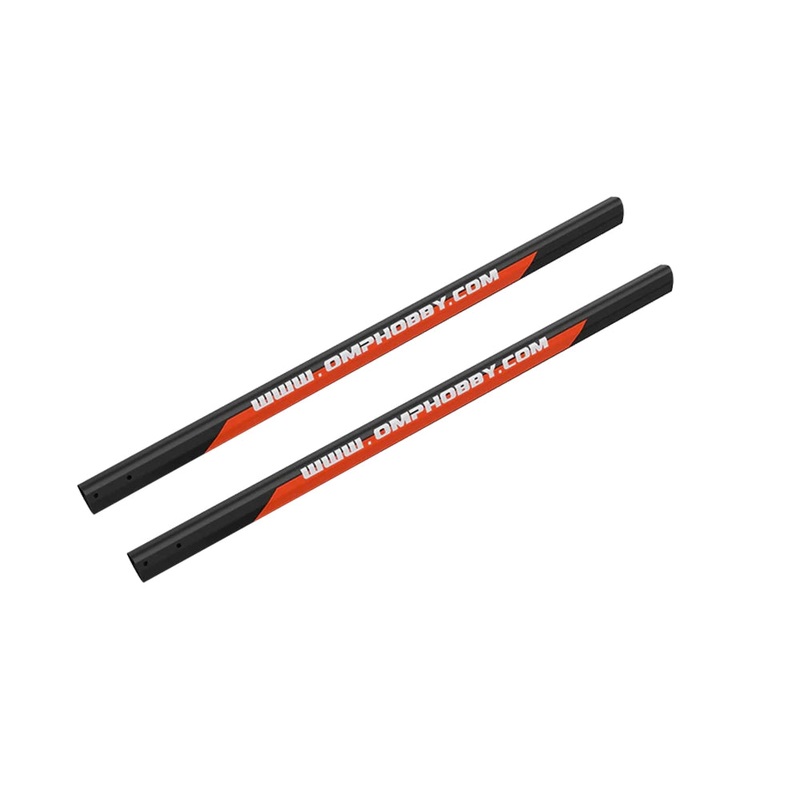 OMPHobby M2 EVO 3D Helicopter Tail Boom Set (2pcs) – Orange