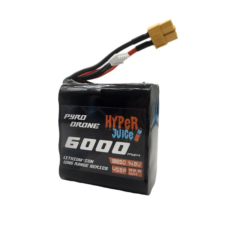 Hyperjuice 6000mAh 4S2P Li-ion Long Range Battery – XT60