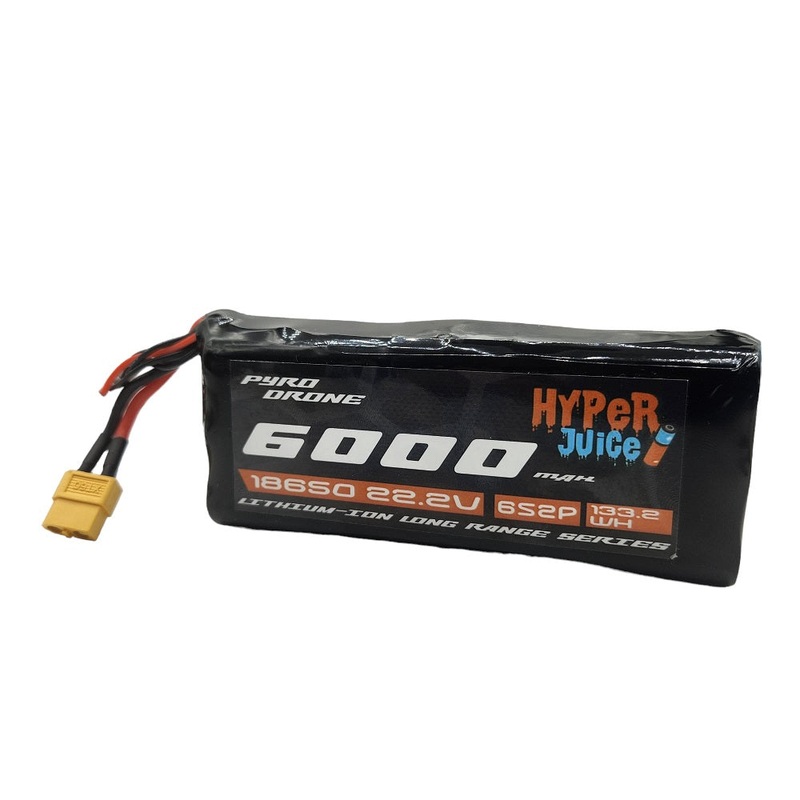 Hyperjuice 6000mAh 6S2P Li-ion Long Range Battery – XT60