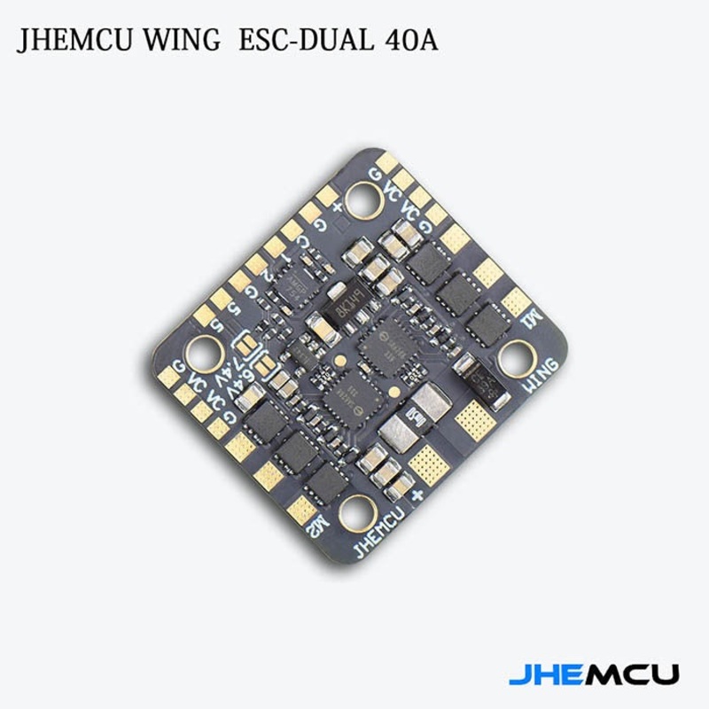 JHEMCU Brushless Wing Dual 40A 2in1 ESC – 20x20mm