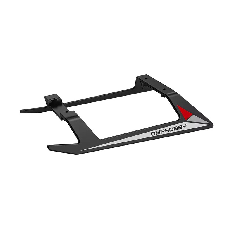 OMPHobby M2 EVO 3D Helicopter Landing Skids – RED