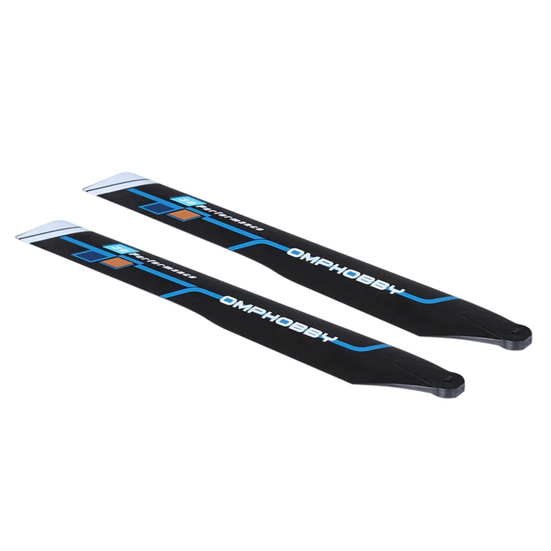OMPHobby M2 EVO 3D Helicopter Main Blades Set (2pcs) – WHITE