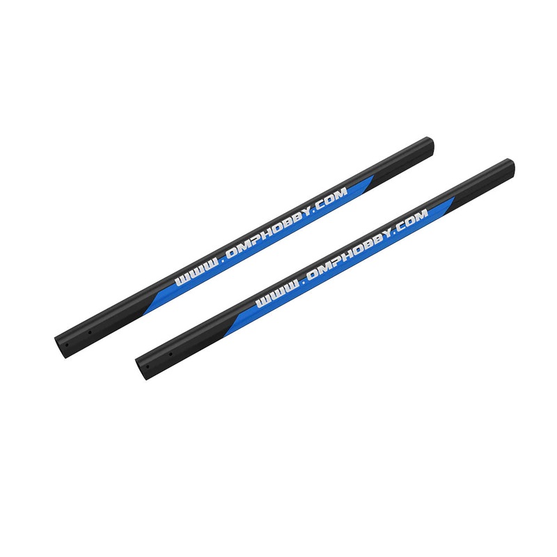 OMPHobby M2 EVO 3D Helicopter Tail Boom Set (2pcs) – Blue
