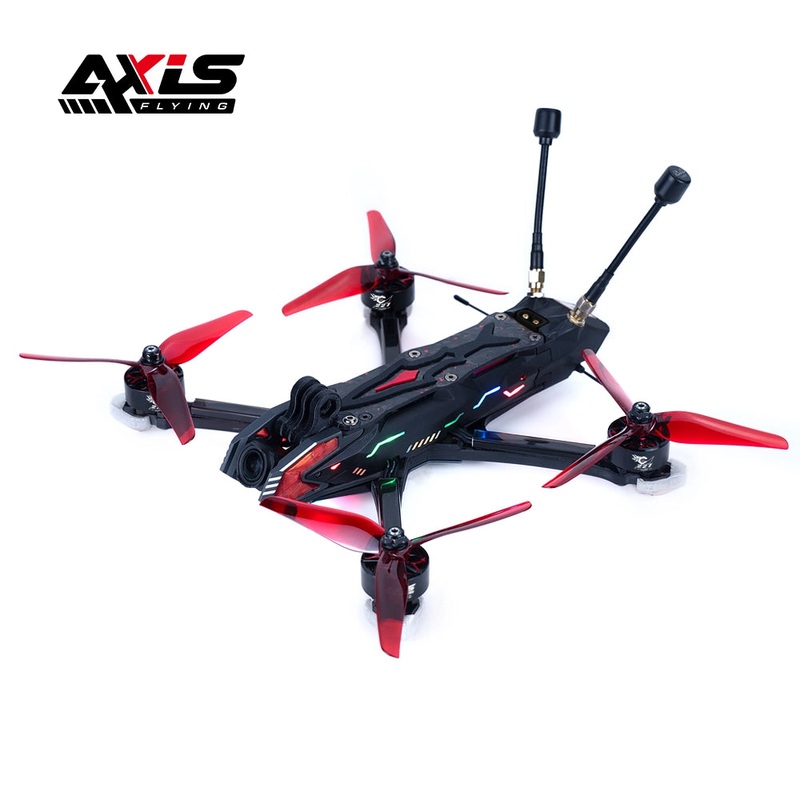 AxisFlying Manta 5 Pro Squashed X DJI O3 DIY 34 LED 6S GPS High Performance Cinematic/Freestyle FPV Drone – Choose Version