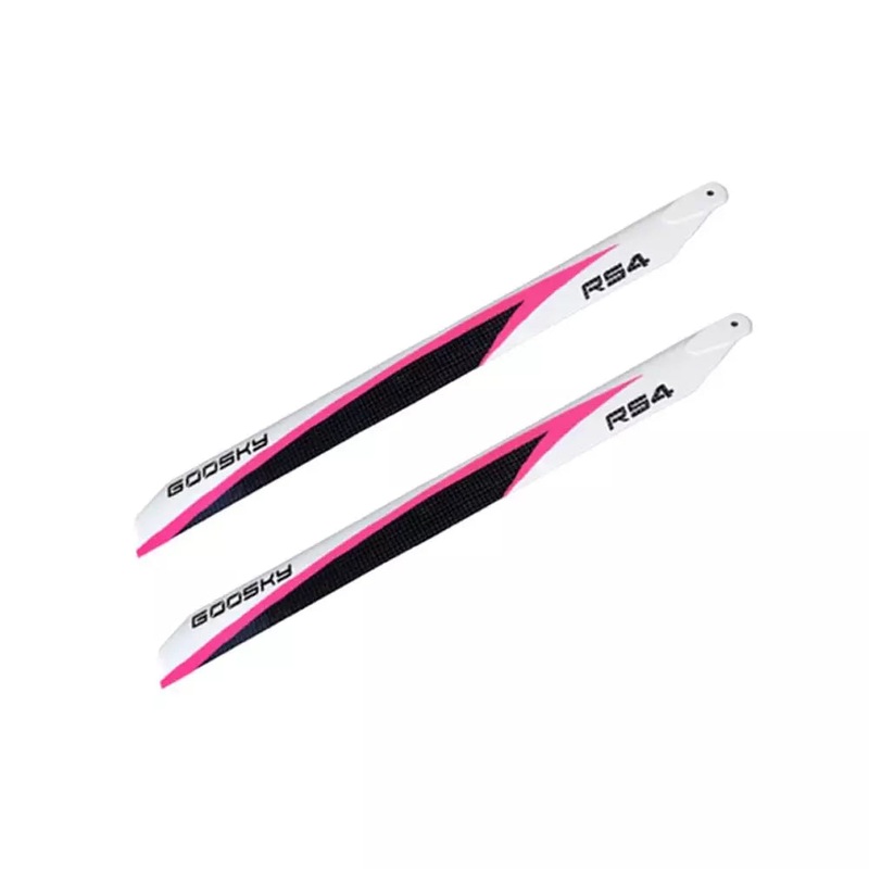 Goosky RS4 Helicopter 390MM Carbon Main Blade Set – PINK