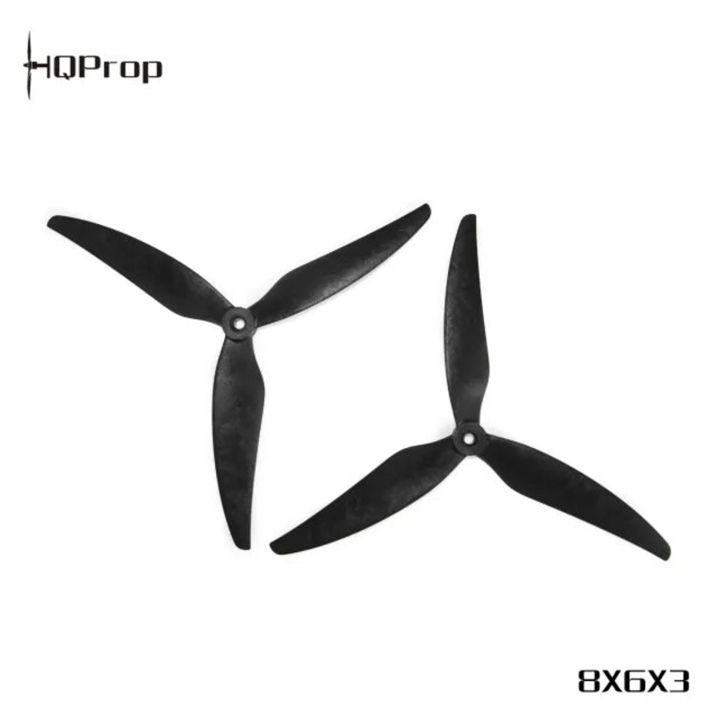 HQ MacroQuad Cinelifter Prop 8x6x3 Glass Fiber Reinforced Nylon (1CW+1CCW) – Black