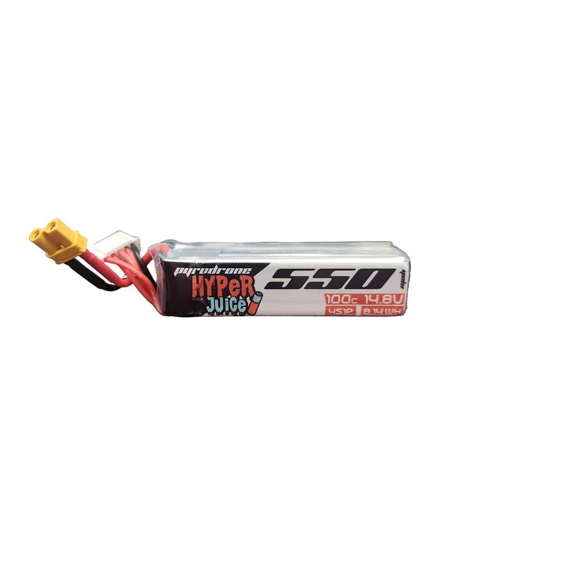Hyperjuice 550mAh 14.8V 4S 100C Lipo Battery – XT30